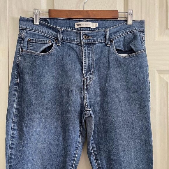 Levi's Women's 515 Bootcut Medium Wash Mid Rise Denim Blue Jeans Size 12 - Picture 4 of 9